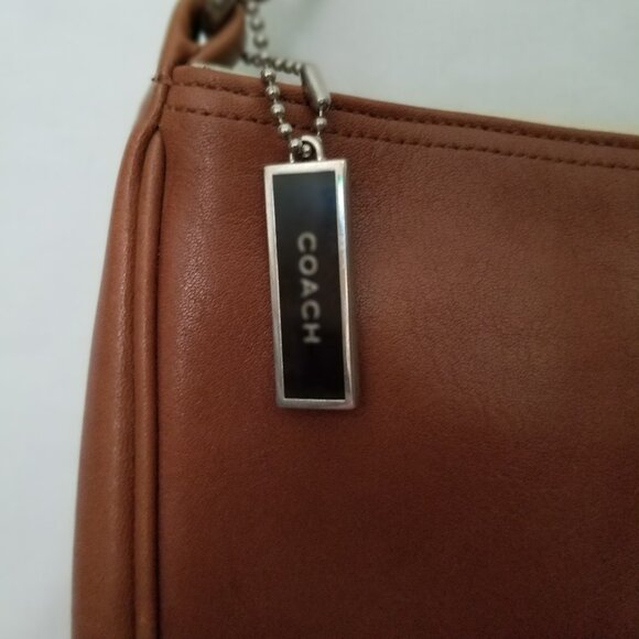 Authentic Coach Brown Cream Satchel Handbag - Picture 2 of 7